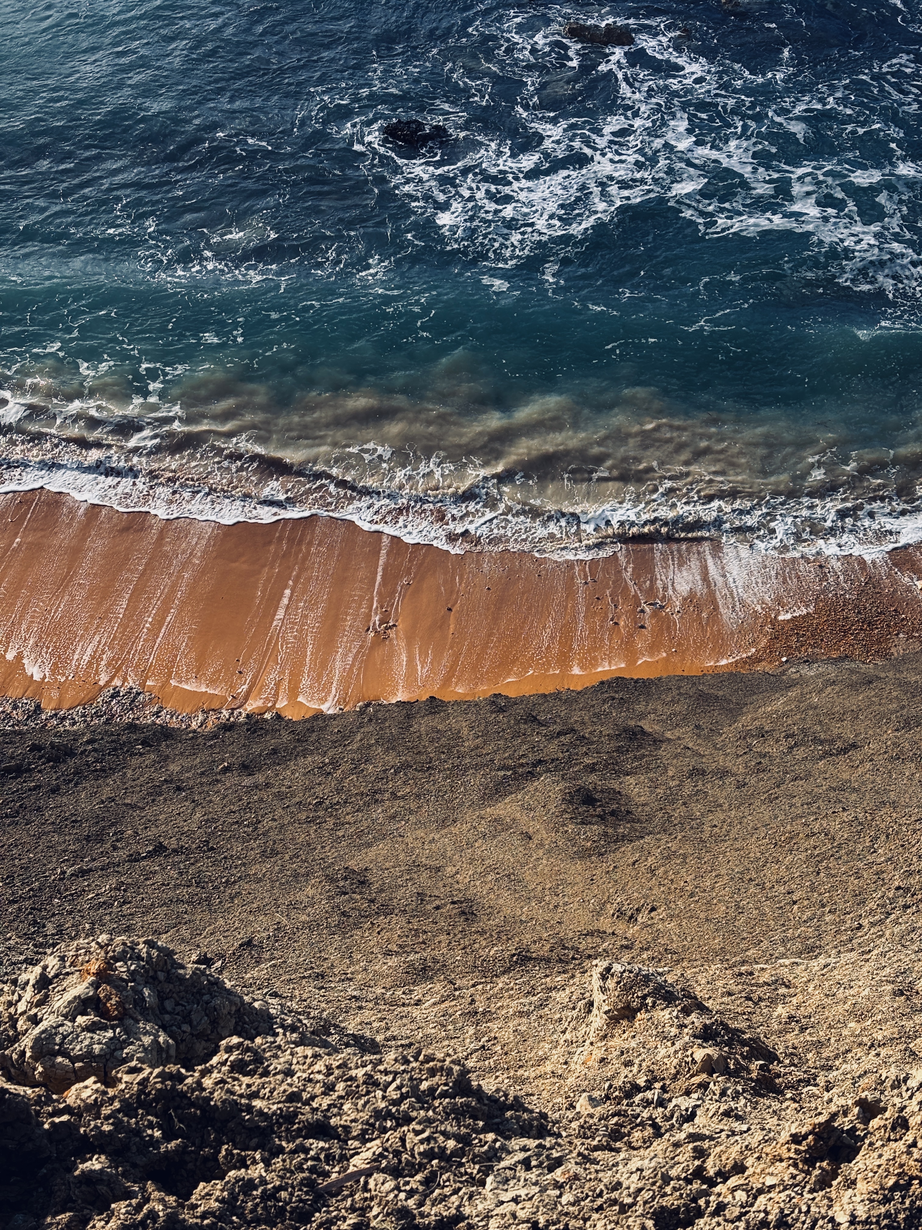 Malta coastline at sunset